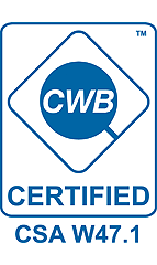Canadian Welding Bureau CSA W47.1 Certifications