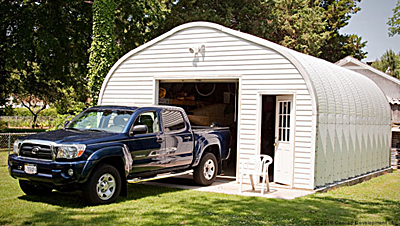 steel garage option 