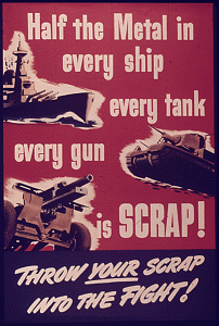 scrap metal WWII